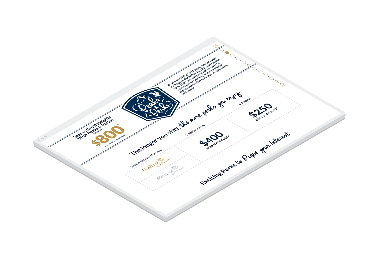 Exciting perks and offers for Gold and Silver Leaf passengers